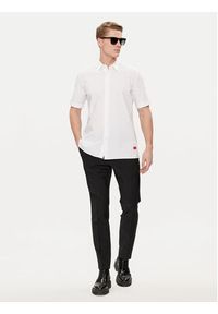 Hugo Koszula Ebor 50475668 Biały Relaxed Fit. Kolor: biały. Materiał: bawełna