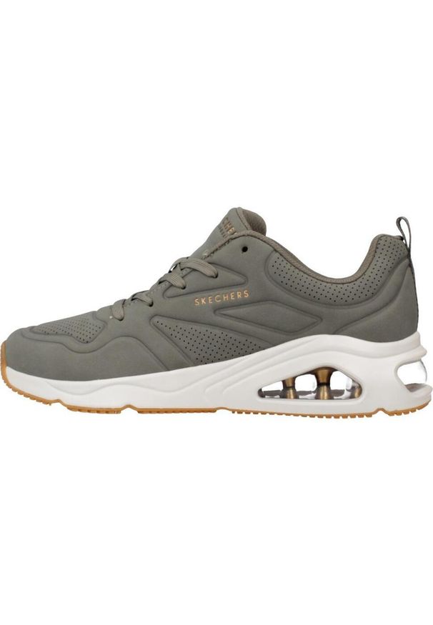 skechers - Tenisówki Skechers Model Tres-air Uno - Ah - Kolor Zielony. Kolor: zielony