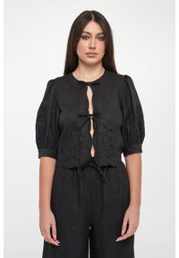 Twinset Milano - Koszula damska lniana TWINSET. Materiał: len #4