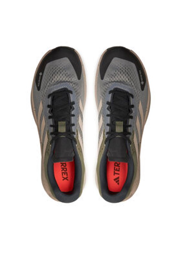 Adidas - adidas Trekkingi Terrex Soulstride Flow Gore-Tex JI1688 Szary. Kolor: szary. Materiał: materiał, mesh. Technologia: Gore-Tex. Model: Adidas Terrex. Sport: turystyka piesza