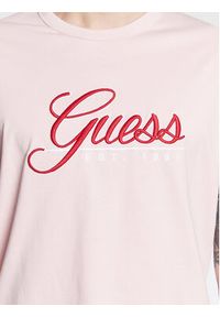 Guess T-Shirt 3D Embro M3GI25 K8FQ4 Różowy Regular Fit. Kolor: różowy. Materiał: bawełna #4