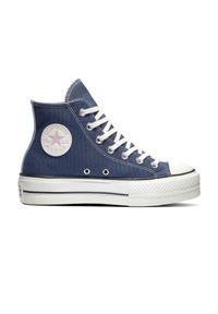 Converse - Trampki damskie CONVERSE CHUCK TAYLOR ALL STAR A03821C. Okazja: na co dzień, do pracy, na spacer. Kolor: niebieski. Model: Converse All Star. Sport: turystyka piesza #1