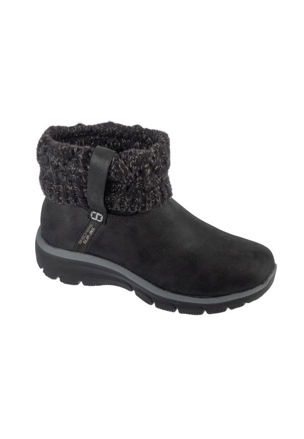 skechers - Buty zimowe damskie, Easy Going - Cozy Weather 2. Kolor: czarny. Sezon: zima