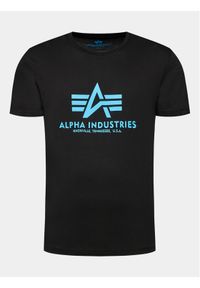 Alpha Industries T-Shirt Basic 100501 Czarny Regular Fit. Kolor: czarny. Materiał: bawełna #1