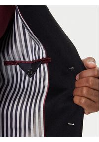 TOMMY HILFIGER - Tommy Hilfiger Płaszcz wełniany MW0MW40768 Czarny Regular Fit. Kolor: czarny. Materiał: wełna #5