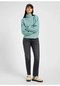 Lee - LEE DAMSKIE SPODNIE JEANSOWE LEE RIDER JEANS REFINED BLACK 112341336 #3
