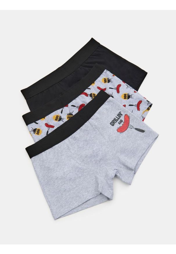 Sinsay - Bokserki Classic 3 pack - wielobarwny