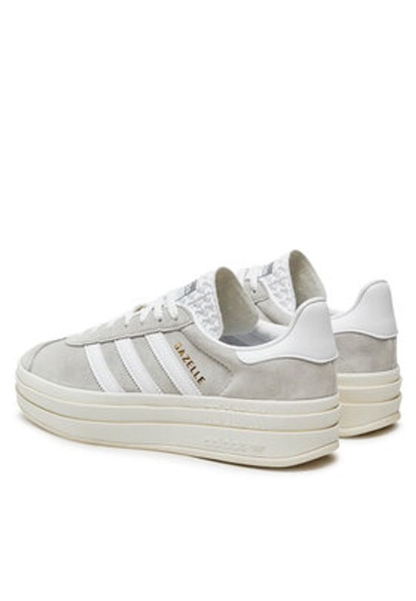 Adidas - adidas Sneakersy Gazelle Bold HQ6893 Szary. Kolor: szary. Materiał: zamsz, skóra. Model: Adidas Gazelle