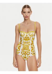 DOLCE & GABBANA - Dolce&Gabbana Strój kąpielowy O9A13J ONO19 Żółty. Kolor: żółty. Materiał: syntetyk