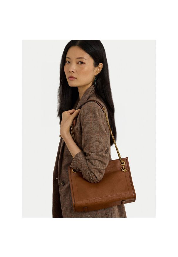 Lauren Ralph Lauren - Torebka LAUREN RALPH LAUREN. Kolor: brązowy