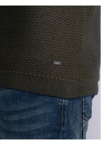 Petrol Industries Sweter M-3030-KWC205 Zielony Regular Fit. Kolor: zielony. Materiał: bawełna
