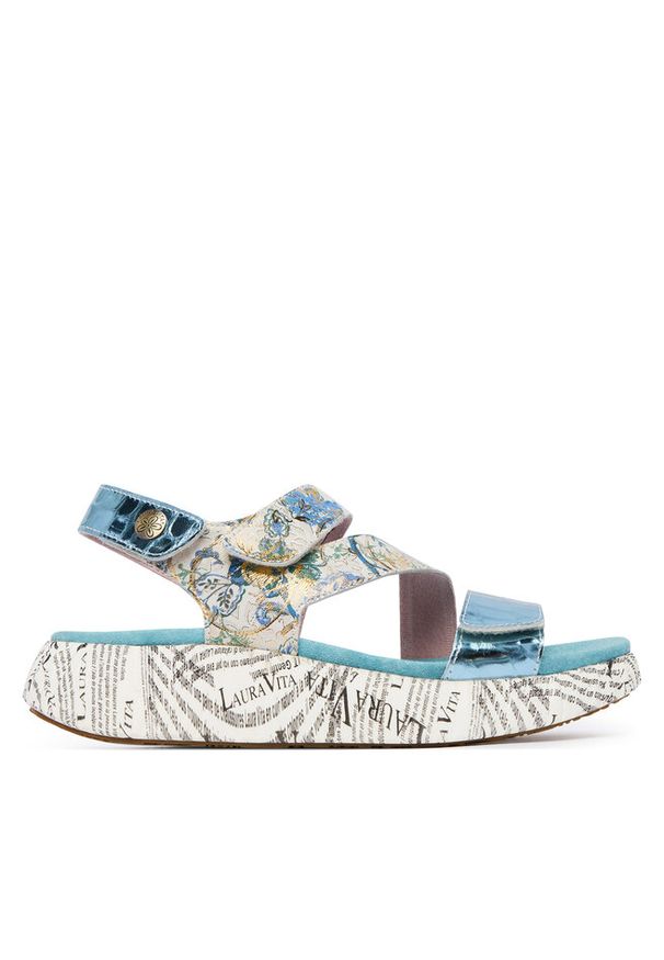 Sandały Laura Vita. Kolor: niebieski