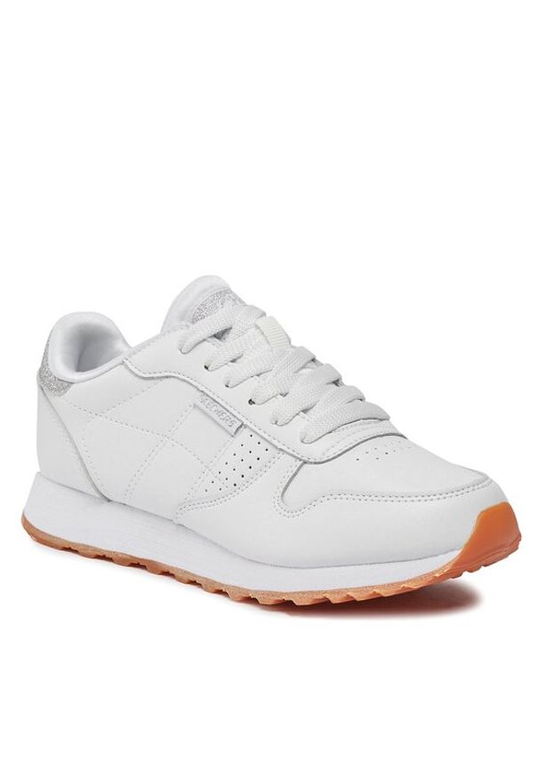 skechers - Skechers Sneakersy Old School Cool 699/WHT Biały. Kolor: biały. Materiał: skóra