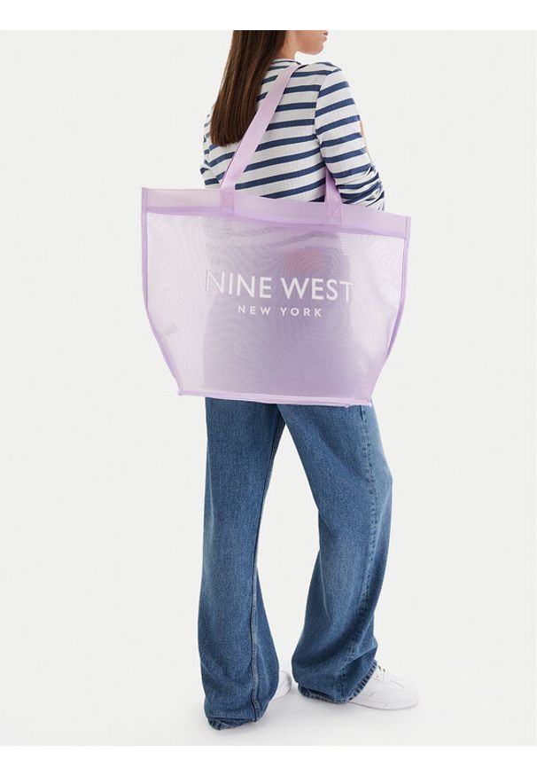 Nine West Torebka CEO-Eloura-LA374-4074 Fioletowy. Kolor: fioletowy