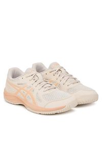 Asics Buty na siłownię Upcourt 6 1072A107 Beżowy. Kolor: beżowy. Materiał: skóra. Sport: fitness #4