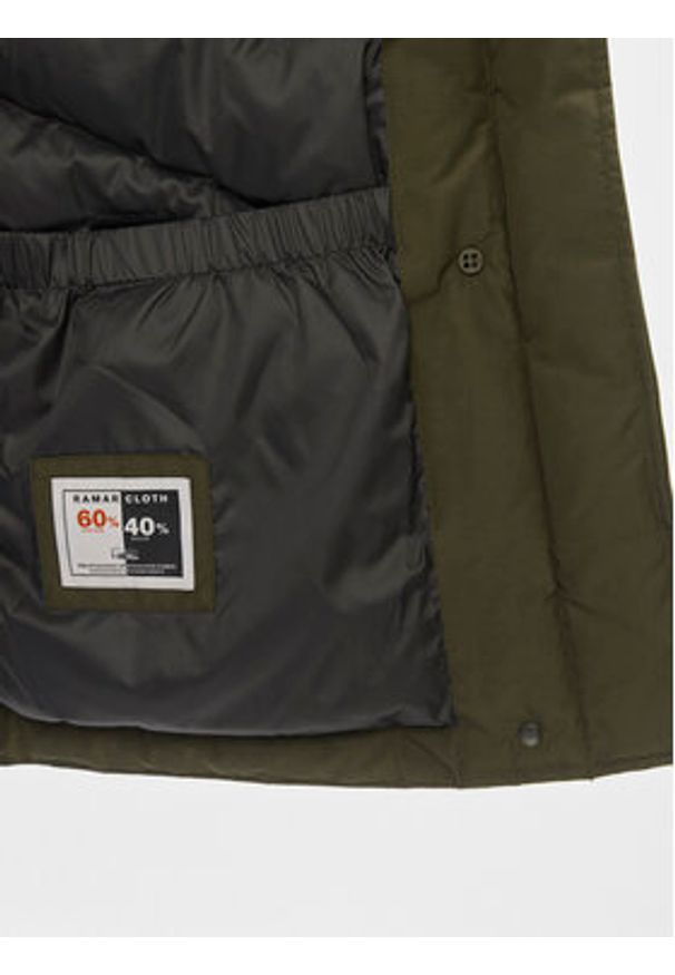 Woolrich Kurtka puchowa Arctic Raccoon CFWWOU0538FRUT0001 Zielony Regular Fit. Kolor: zielony. Materiał: bawełna