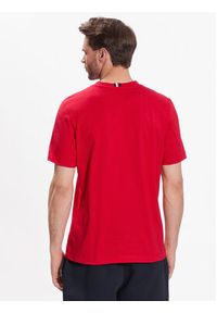 TOMMY HILFIGER - Tommy Hilfiger T-Shirt Small Imdczer MW0MW30054 Czerwony Regular Fit. Kolor: czerwony. Materiał: bawełna