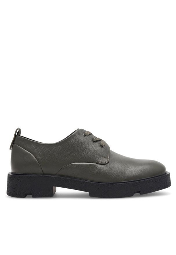 Sergio Bardi Oxfordy WI16-C1053-03SB Zielony. Kolor: zielony. Materiał: skóra