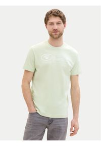 Tom Tailor T-Shirt 1035611 Zielony Regular Fit. Kolor: zielony. Materiał: bawełna