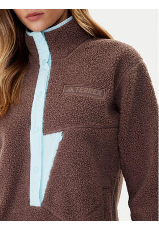 Adidas - adidas Polar Terrex Xploric JN0931 Brązowy Regular Fit. Kolor: brązowy. Materiał: syntetyk