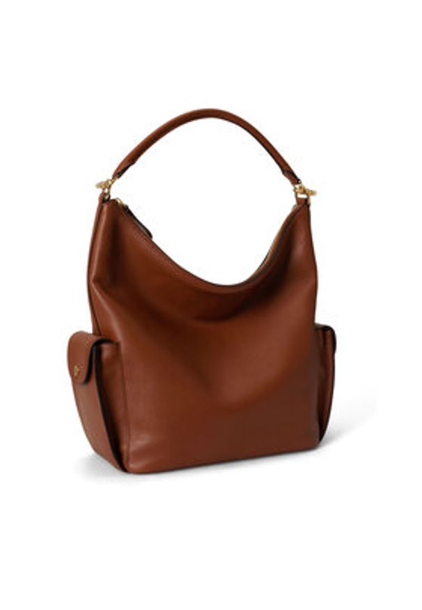 Lauren Ralph Lauren - LAUREN RALPH LAUREN Torebka 431P10123001 Brązowy. Kolor: brązowy. Materiał: skórzane