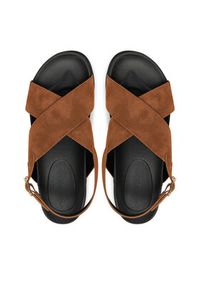 ONLY Shoes Sandały Onlminnie 2 15253212 Brązowy. Kolor: brązowy. Materiał: skóra #5