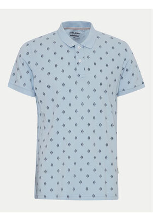 Blend Polo 20716475 Błękitny Regular Fit. Typ kołnierza: polo. Kolor: niebieski. Materiał: bawełna