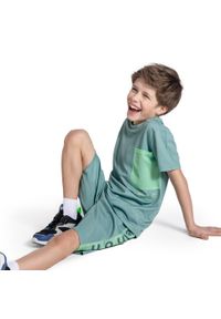 Spodenki sportowe dla dzieci Lemon Explore WL5. Kolor: zielony. Materiał: elastan, poliester. Styl: sportowy. Sport: turystyka piesza