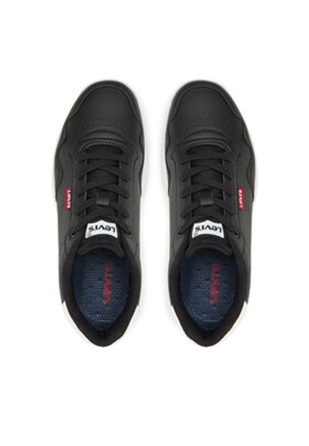 Levi's® Sneakersy Nolita VSOH0081S Czarny. Kolor: czarny. Materiał: skóra