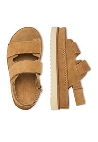 Badura Sandały C-ALEXIA-ABA-C001 Beżowy. Kolor: beżowy. Materiał: zamsz, skóra #3