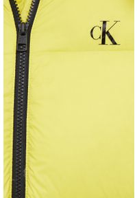 Calvin Klein Jeans kurtka puchowa damska kolor żółty zimowa. Okazja: na co dzień. Kolor: żółty. Materiał: puch. Sezon: zima. Styl: casual #4