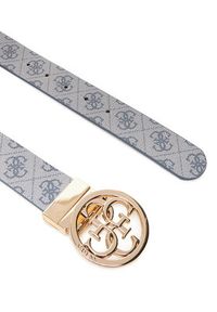 Guess Pasek Damski BW9166 P4235 Niebieski. Kolor: niebieski. Materiał: skóra