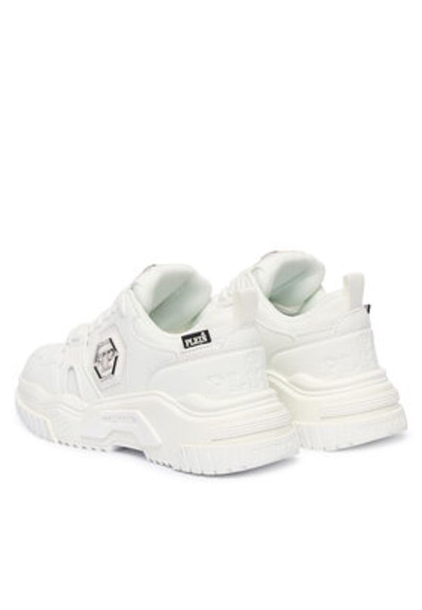 Philipp Plein - PHILIPP PLEIN Sneakersy New Predator FAES USC0837 PTE003N Biały. Kolor: biały. Materiał: skóra