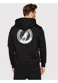Alpha Industries Bluza Space Shuttle 178317 Czarny Regular Fit. Kolor: czarny. Materiał: bawełna #3