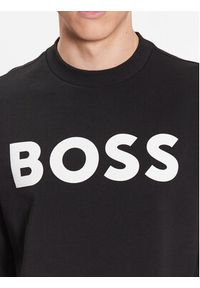 BOSS - Boss Bluza 50487133 Czarny Relaxed Fit. Kolor: czarny. Materiał: bawełna