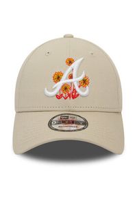 New Era Czapka z daszkiem Flower Icon 940 Braves 60435112 Beżowy. Kolor: beżowy. Materiał: materiał #3