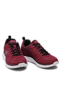 skechers - Skechers Sneakersy Scloric 2631/BUBK Bordowy. Kolor: czerwony. Materiał: materiał