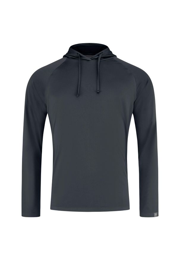 Head - Koszulka z długim rękawem męska Functional HEAD. Kolor: czarny. Materiał: poliester, elastan. Długość rękawa: długi rękaw. Długość: długie