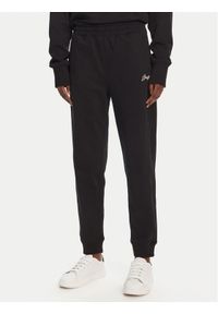 BOSS Spodnie dresowe 50540278 Czarny Regular Fit. Kolor: czarny. Materiał: dresówka #1