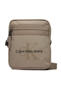 Calvin Klein Jeans Saszetka Sport Essentials Reporter18 M K50K511098 Beżowy. Kolor: beżowy. Materiał: materiał