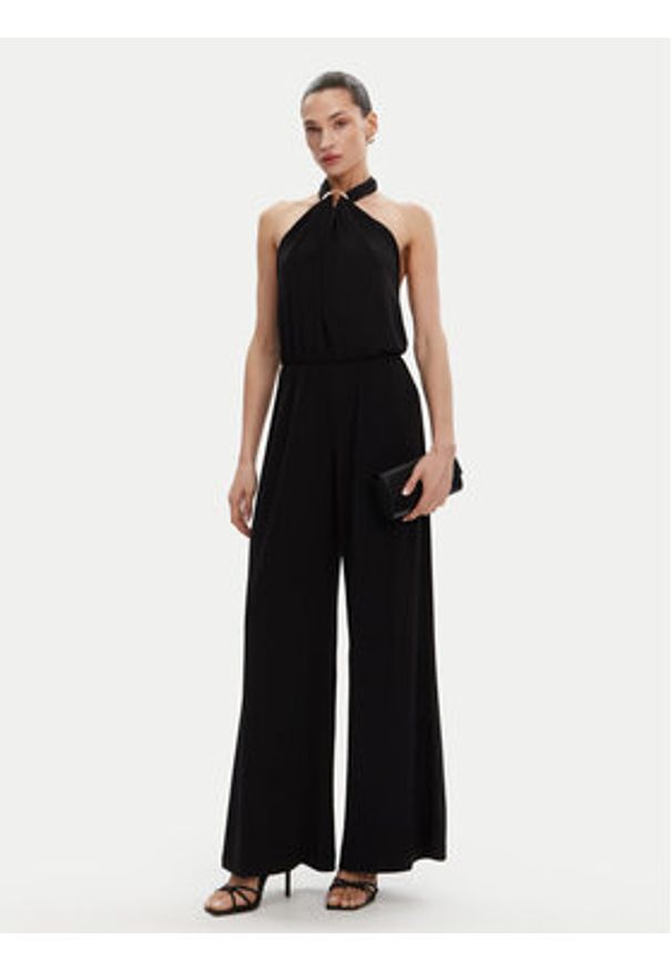 ACCESS FASHION Kombinezon 53-5512-169 Czarny Regular Fit. Kolor: czarny. Materiał: syntetyk