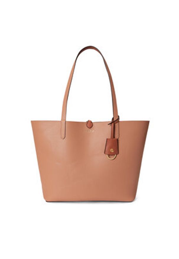 Lauren Ralph Lauren - LAUREN RALPH LAUREN Torebka 431795329081 Brązowy. Kolor: brązowy. Materiał: skórzane