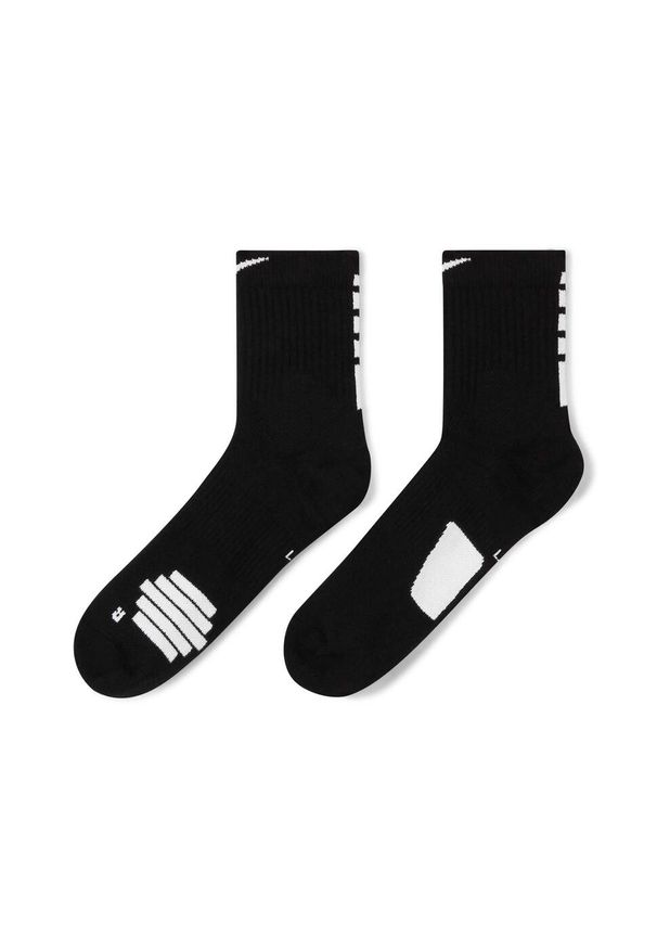 Nike - Skarpety nike elite mid ankle socks black. Kolor: czarny. Sport: piłka nożna