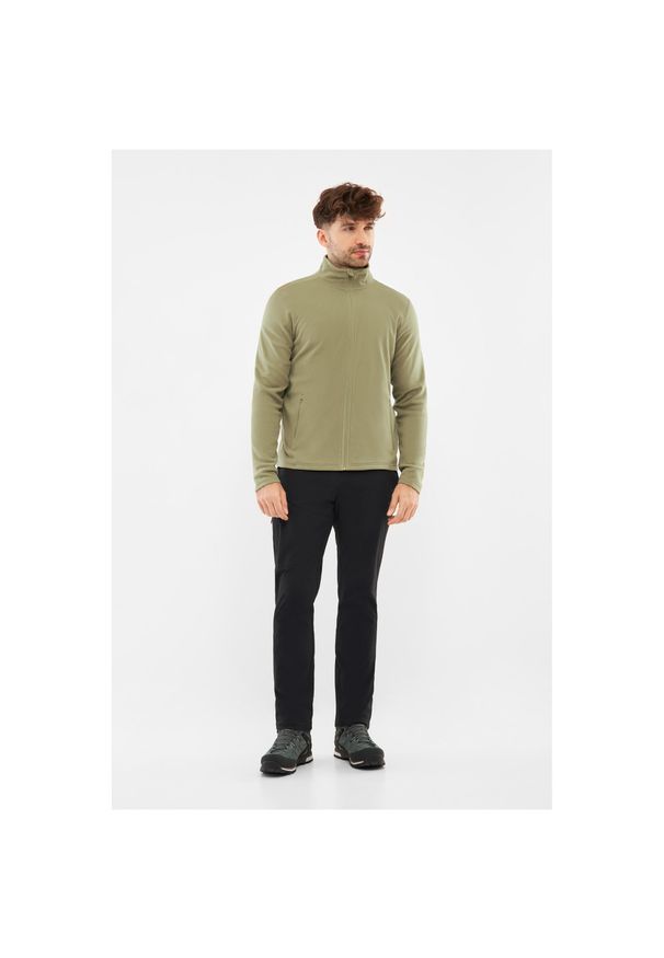 Viking - Bluza męska VIKING Tesero Man Polartec. Kolor: zielony. Materiał: polar. Sport: turystyka piesza