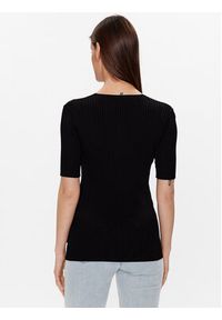 Trussardi Jeans - Trussardi Sweter 56M00583 Czarny Slim Fit. Kolor: czarny. Materiał: syntetyk #2