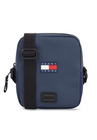 Tommy Jeans Saszetka Tjm To Go Reporter AM0AM11634 Granatowy. Kolor: niebieski. Materiał: skóra