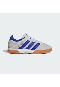 Adidas - Buty Spezialist Indoor. Kolor: biały, szary, niebieski, wielokolorowy. Sport: siatkówka