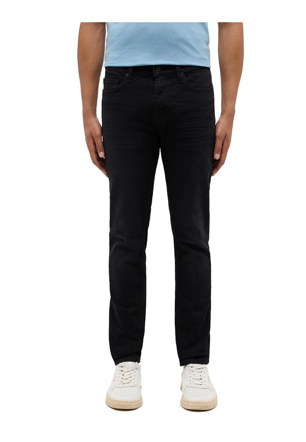 Męskie Spodnie jeansowe Mustang Style Frisco Skinny Denim Black 1015855 4000 901