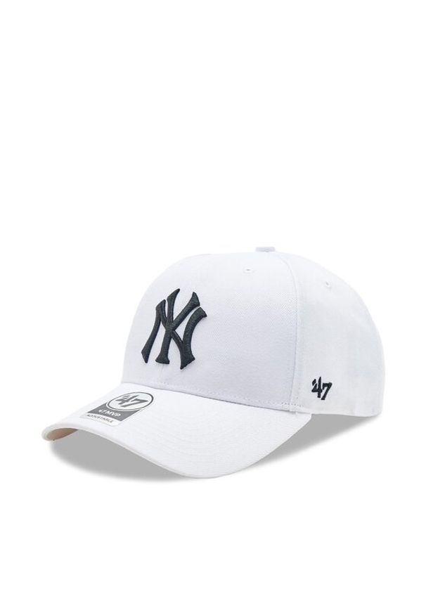 47 Brand Czapka z daszkiem MLB New York Yankees '47 MVP SNAPBACK B-MVPSP17WBP-WHM Biały. Kolor: biały. Materiał: materiał