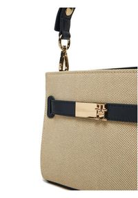 TOMMY HILFIGER - Tommy Hilfiger Torebka Th Heritage Mini AW0AW17381 Beżowy. Kolor: beżowy #5